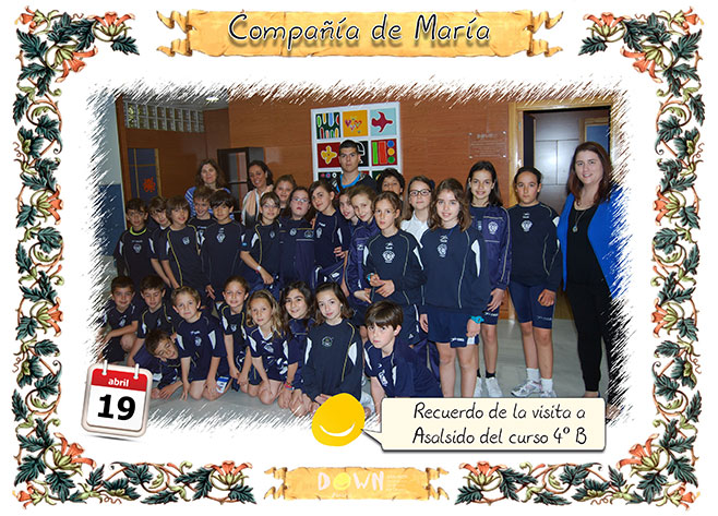 Recuerdo visita Cía de María a Asalsido