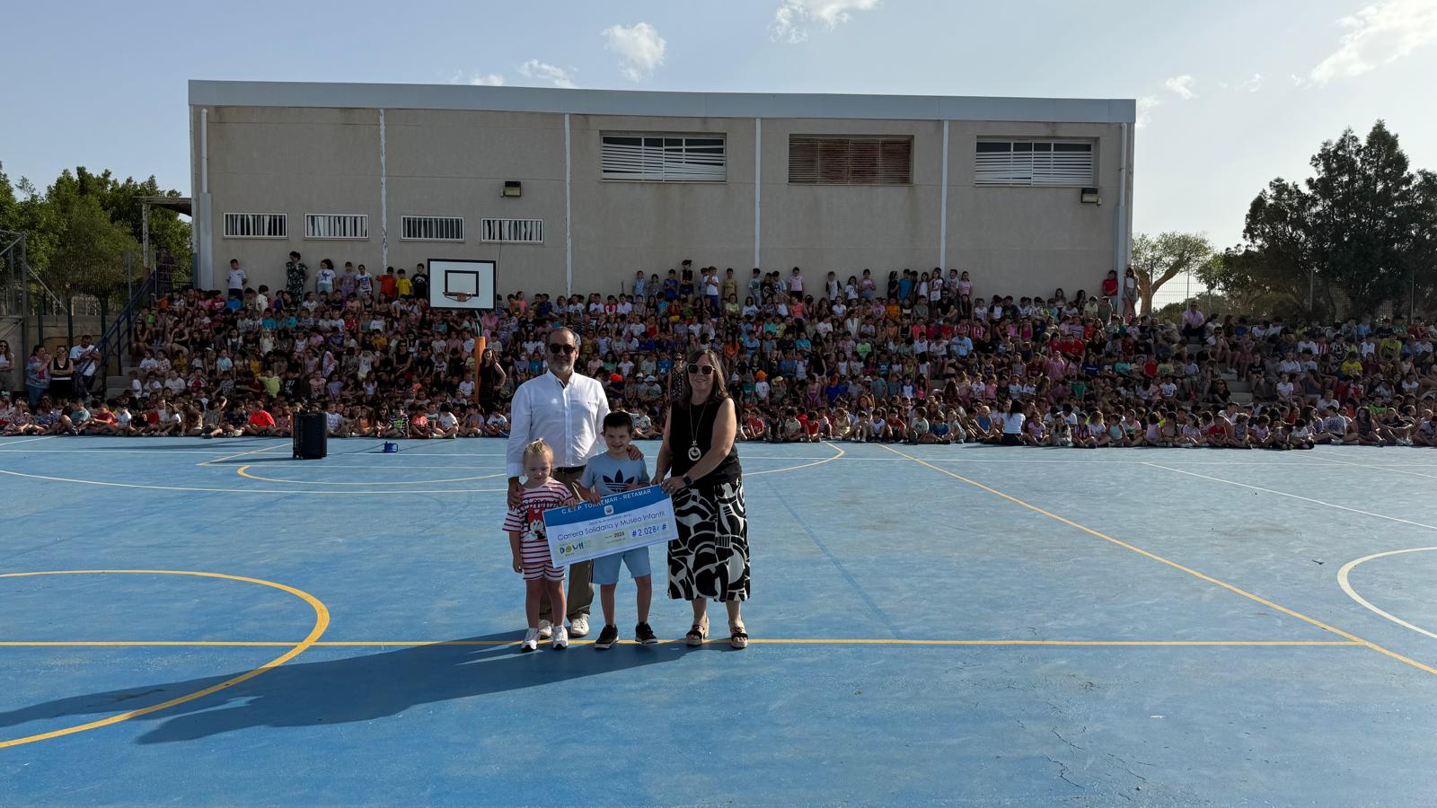 El CEIP Torremar dona 2.028€ a ASALSIDO