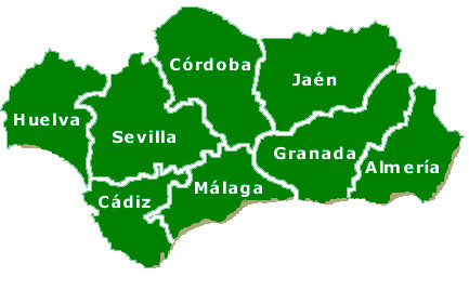 Provincias Andalucía